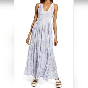 Free People Tiers For You Maxi Dress xs